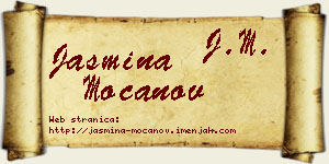 Jasmina Mocanov vizit kartica